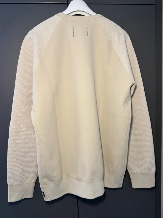 Reigning Champ Cream Crewneck Sweatshirt - Picture 2 of 4